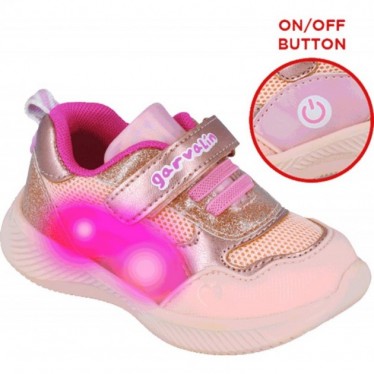 Chaussures de sport pour filles Garvalín 252801 Lights ROSA_A032