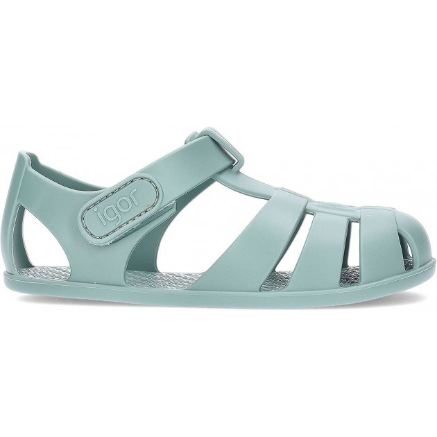 Sandales pieds nus IGOR Nemo Solid S10324 NUEVO_VERDE Sandales pieds nus IGOR Nemo Solid S10324 NUEVO_VERDE