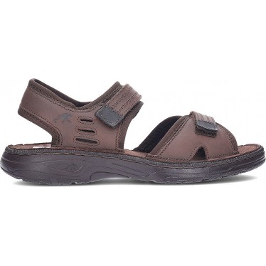 Sandales en cuir FLUCHOS Azores F2197 MARRON_NEGRO