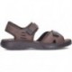 Sandales en cuir FLUCHOS Azores F2197 MARRON_NEGRO