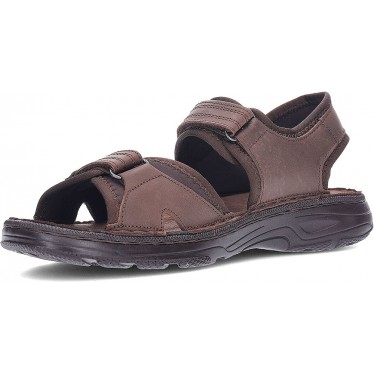 Sandales en cuir FLUCHOS Azores F2197 MARRON_NEGRO