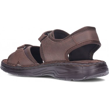 Sandales en cuir FLUCHOS Azores F2197 MARRON_NEGRO