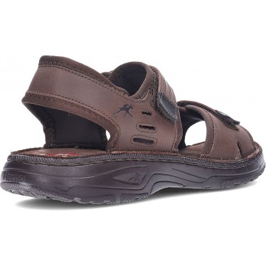 Sandales en cuir FLUCHOS Azores F2197 MARRON_NEGRO