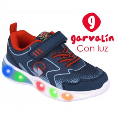 Baskets lumineuses Garvalin 252828 Halo pour garçon AZUL_MARINO_A089