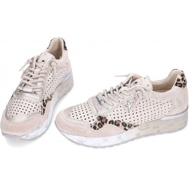 Baskets CETTI C-848SRAXL pour femmes LEO_IVORY