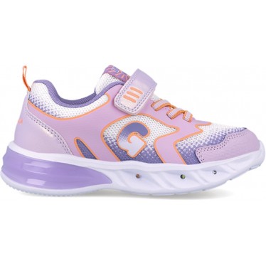 Chaussures de sport lumineuses pour filles Garvalin 252828 Halo BLANCO_LILA_D661