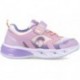 Chaussures de sport lumineuses pour filles Garvalin 252828 Halo BLANCO_LILA_D661