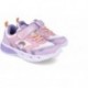 Chaussures de sport lumineuses pour filles Garvalin 252828 Halo BLANCO_LILA_D661