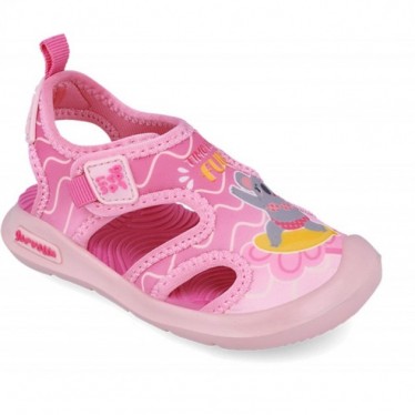 Sandales de plage Garvalin 252846 à imprimé vagues pour filles ROSA_B032