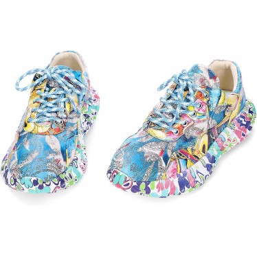 Baskets LAURA VITA SOFIAO01 BLEU
