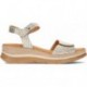 SANDALES URBAINES PAULA BOGOTA 24-634 PLATINO