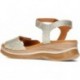 SANDALES URBAINES PAULA BOGOTA 24-634 PLATINO