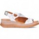 Sandale femme Paula Urban Picasso 24728 BLANCO