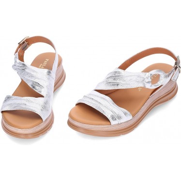 Sandale femme Paula Urban Picasso 24728 BLANCO