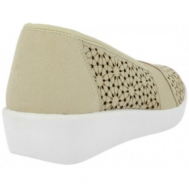 Mocassins Doctor Cutillas 38474 à fleurs découpées pour femme PLATINO