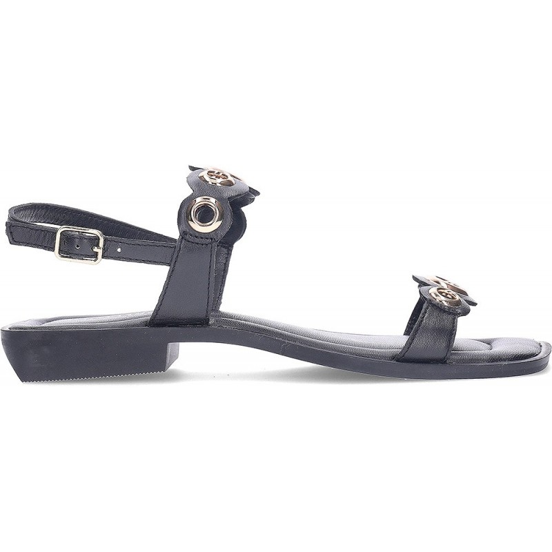 GIOSEPPO Sandales en cuir sirène 74348 BLACK