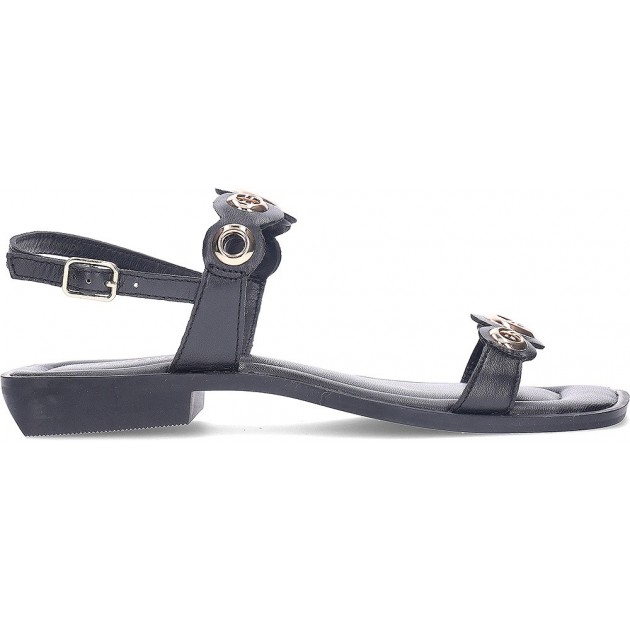 GIOSEPPO Sandales en cuir sirène 74348 BLACK