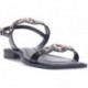 GIOSEPPO Sandales en cuir sirène 74348 BLACK