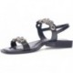 GIOSEPPO Sandales en cuir sirène 74348 BLACK
