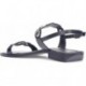 GIOSEPPO Sandales en cuir sirène 74348 BLACK