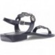 GIOSEPPO Sandales en cuir sirène 74348 BLACK