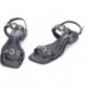 GIOSEPPO Sandales en cuir sirène 74348 BLACK