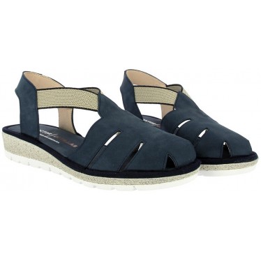 Sandale crabe pour femme Doctor Cutillas 35336 avec élastiques MARINO