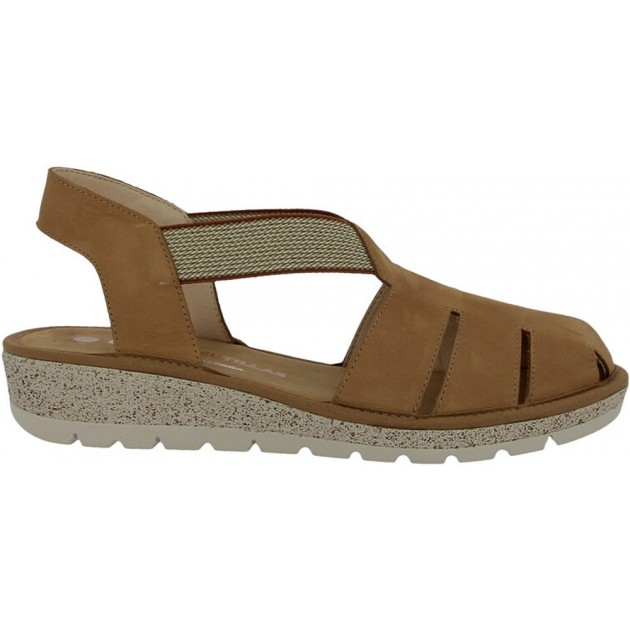 Sandale crabe pour femme Doctor Cutillas 35336 avec élastiques CUERO Sandale crabe pour femme Doctor Cutillas 35336 avec élastiques CUERO