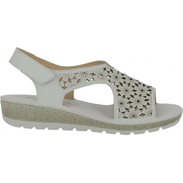 Sandales à fleurs coupées Doctor Cutillas 35334 pour femme BLANCO Sandales à fleurs coupées Doctor Cutillas 35334 pour femme BLANCO