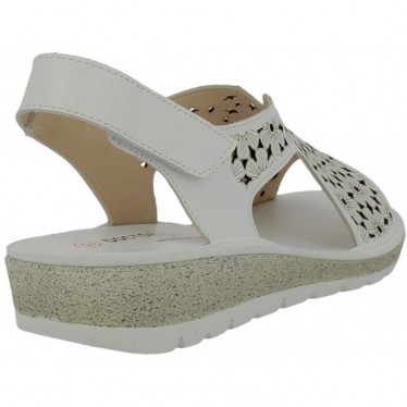 Sandales à fleurs coupées Doctor Cutillas 35334 pour femme BLANCO
