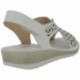 Sandales à fleurs coupées Doctor Cutillas 35334 pour femme BLANCO
