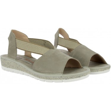 Doctor Cutillas 35413 Sandales élastiques pour femmes TAUPE