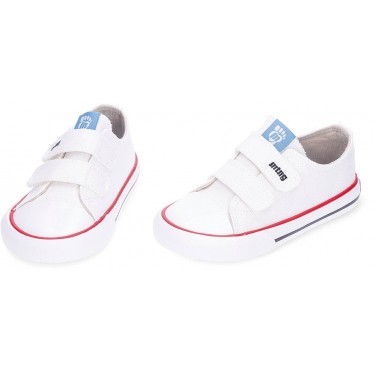 Baskets écologiques MTNG Free Baby 49049 pour garçons CANVER_WHITE