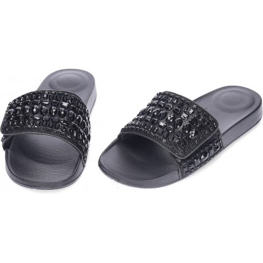 Sandales Fitflop Multi Crystal Pool JB1 pour femme ALL_BLACK