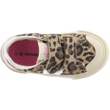 Chaussures de sport pour fille Victoria 1065196 Tribu Basket LEOPARDO