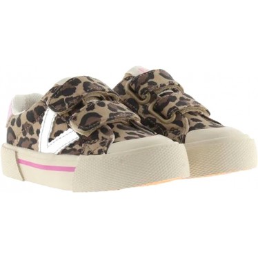 Chaussures de sport pour fille Victoria 1065196 Tribu Basket LEOPARDO