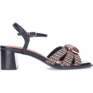 Sandale à talons NOA HARMON Carmen 9968-67 BLACK_CUERO
