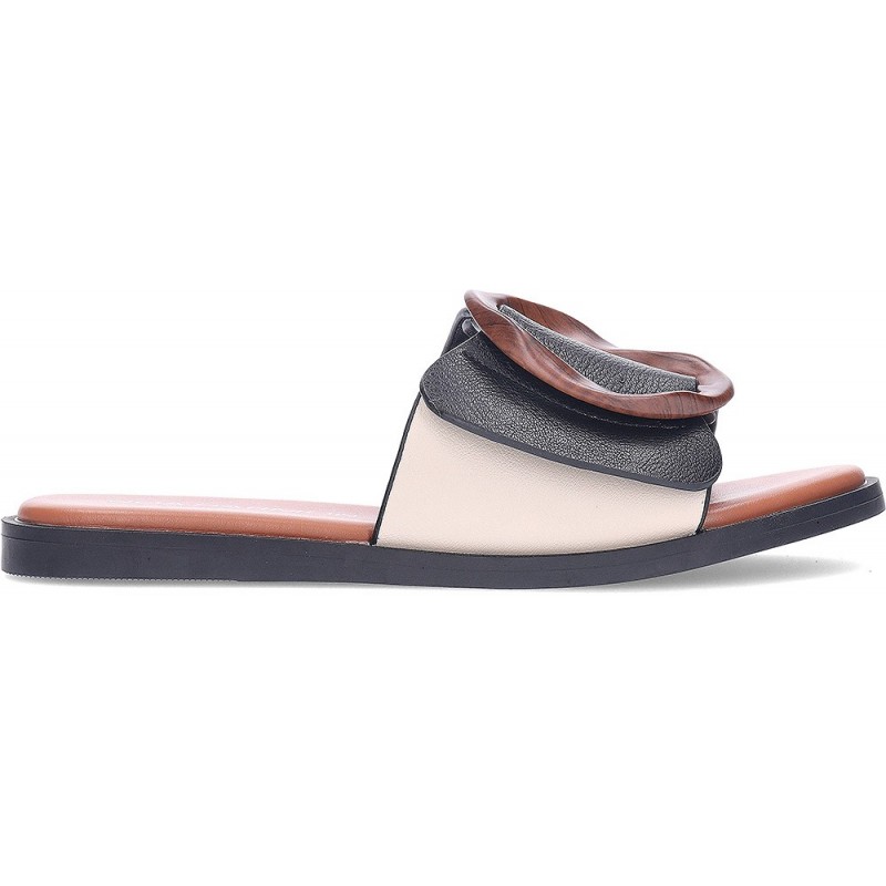 Sandales plates NOA HARMON Thais 9663-M06 MULTI_BLACK