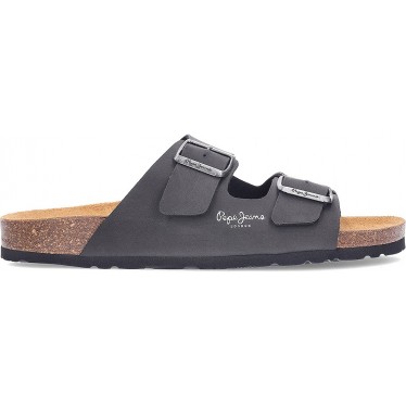Sandales PEPE JEANS Double Velours PMS80003 BLACK