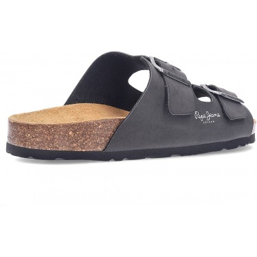 Sandales PEPE JEANS Double Velours PMS80003 BLACK