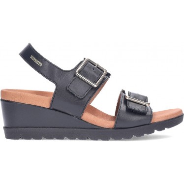 Sandales en cuir MEPHISTO YSABEL BLACK