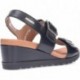 Sandales en cuir MEPHISTO YSABEL BLACK