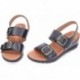 Sandales en cuir MEPHISTO YSABEL BLACK