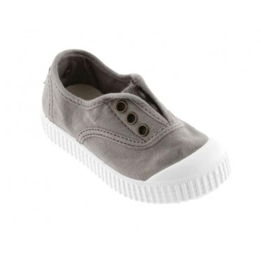 Baskets en toile élastique Victoria 106627 pour enfants GRIS