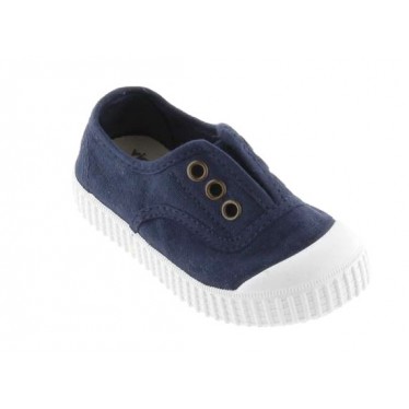 Baskets en toile élastique Victoria 106627 pour enfants MARINO
