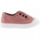 Baskets en toile élastique Victoria 106627 pour enfants NUDE