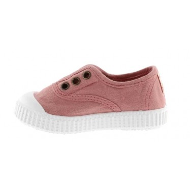 Baskets en toile élastique Victoria 106627 pour enfants NUDE