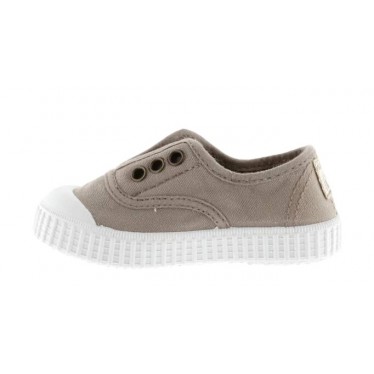 Baskets en toile élastique Victoria 106627 pour enfants BEIGE