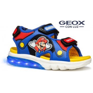 Sandales lumineuses GEOX Mario J55MXD ROYAL_RED