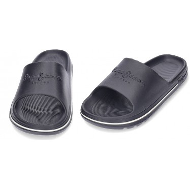 Tongs PEPE JEANS Beach Slide pour homme PMS70159 BLACK